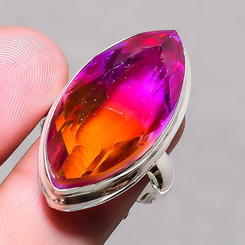 Faceted ametrine marquise - faceted,